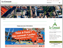 Tablet Screenshot of le-creusot.fr